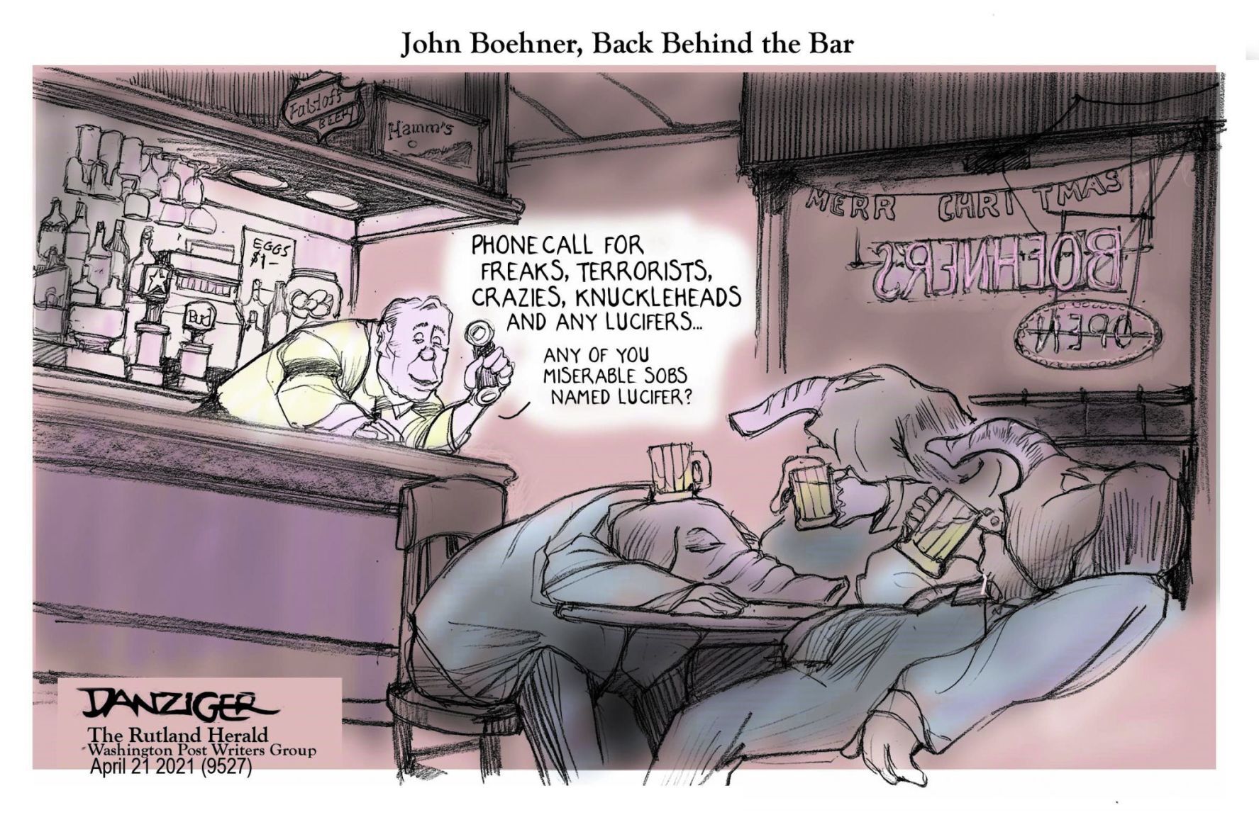 Jeff Danziger cartoon